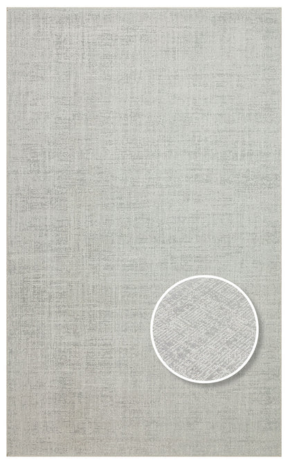 KLH PLAIN SILVER  - KALAHARI - Özel Dokuma Tekniği ile Üretilen Modern Sade Desenli Makine Halısı