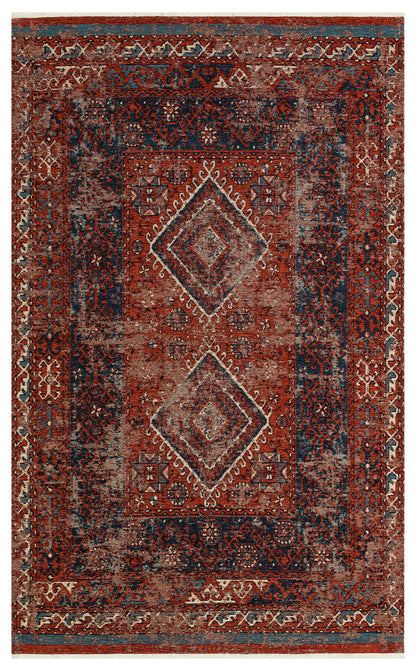 Anadolu Kilim AND 02 MULTY - Yıkanabilir Kaymaz Kilim | Anadolu Desen Kilim