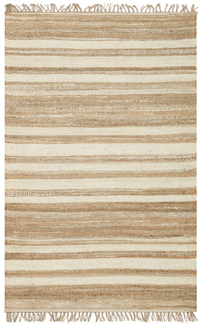 ECH 11 NATURAL WHITE XW  - ECHO - El Dokuma Naturel Jüt Hasır Halı