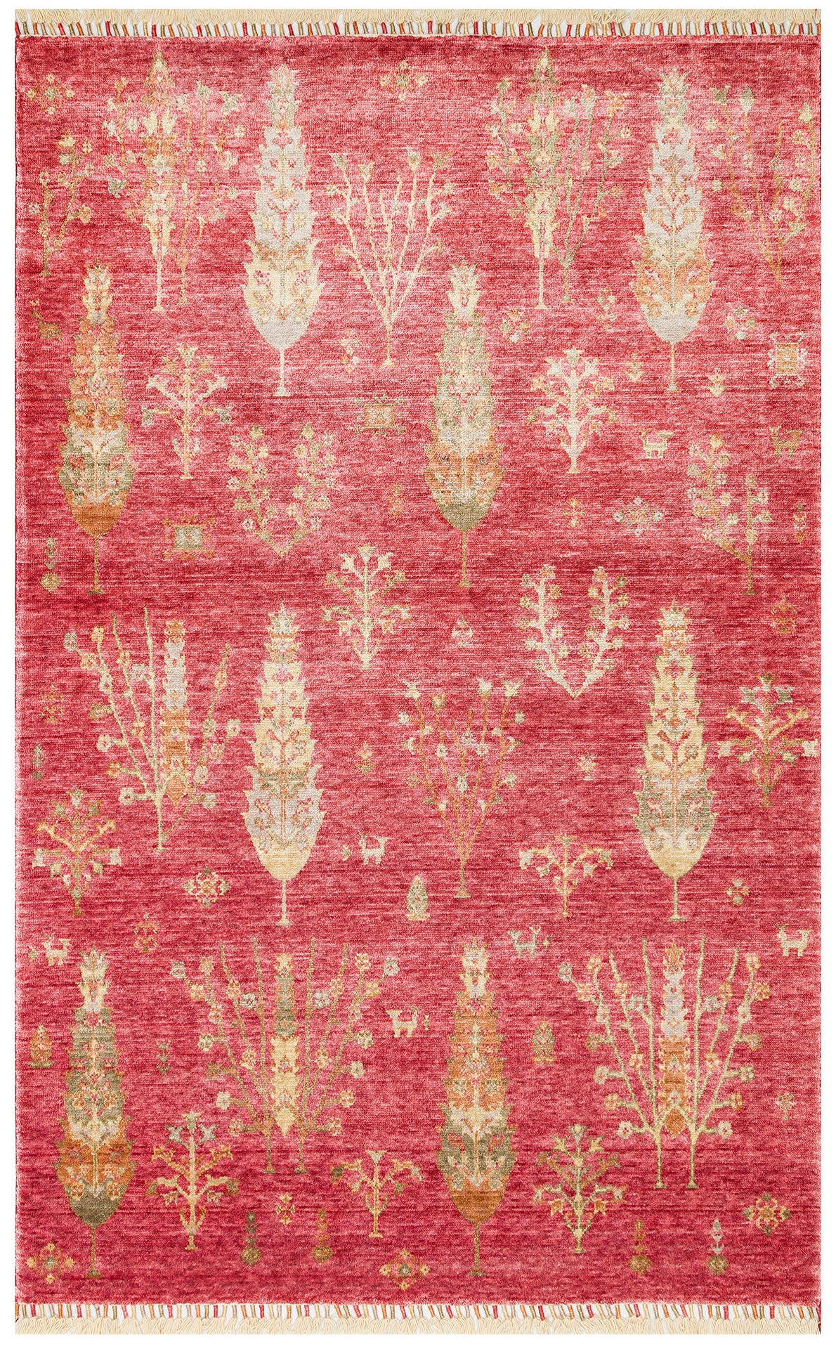 ZR 08 RED AUTUMN  - Otantik Desenli El Emeği ile Üretilen Modern Uşak Halısı