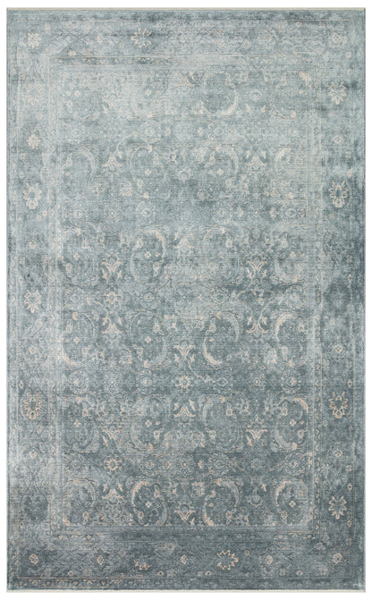 Taftan TF 06 SKY Vizon - Pakistan Overdyed Tarzı Özel Hav Vermeyen ve El Emeği ile Özel Tezgahlarda Üretilen Uşak Halısı