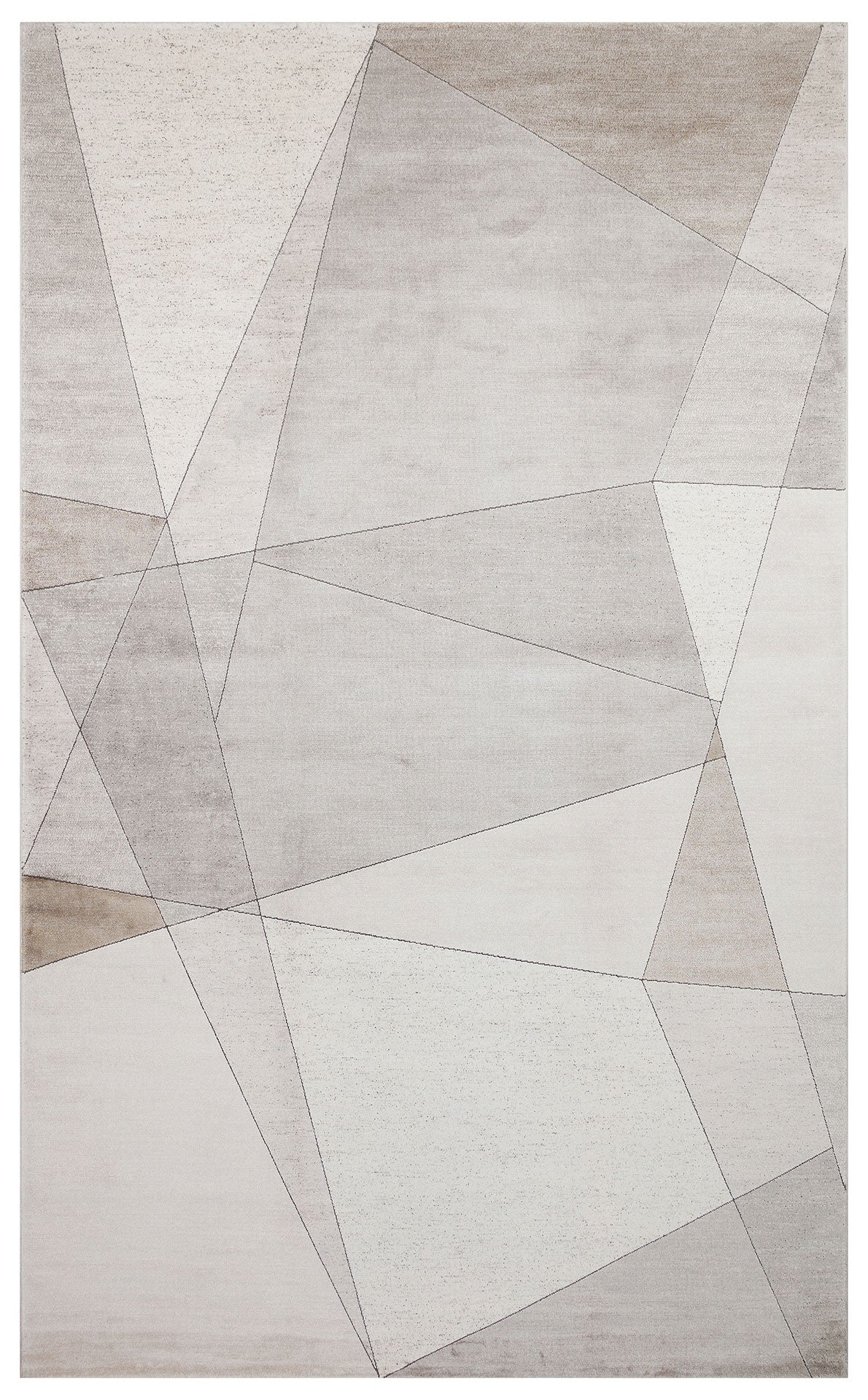 Merano MRN 07 Krem Altın - Geometrik Halı | Sık Dokuma Modern Halı