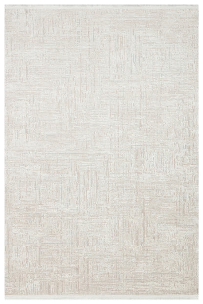 Lagos XW LGS 24 Krem Bej - Hav Toz Vermez Eskitme Desenli Modern Makine Halısı