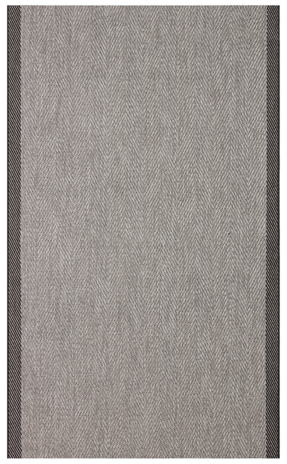 Mono MNO 02 Koyu Gri - Yıkanabilir Kaymaz Kilim Halı