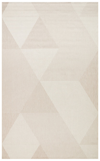 Mono MNO 03 Bej - Yıkanabilir Kaymaz Kilim Halı