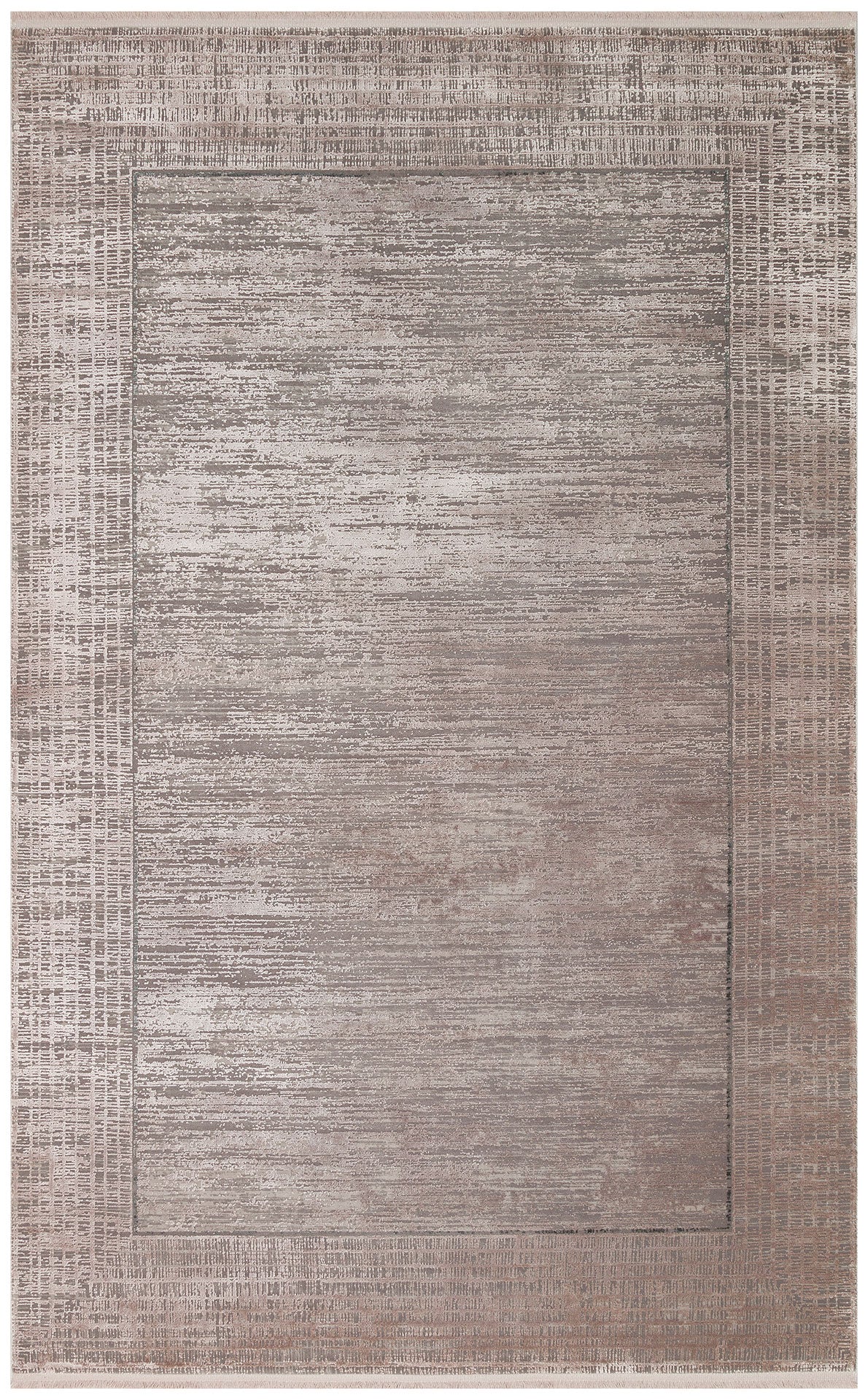 FRESCO DYED FSD 02 Bej - Eskitme Dokulu Işıltılı Salon Halısı