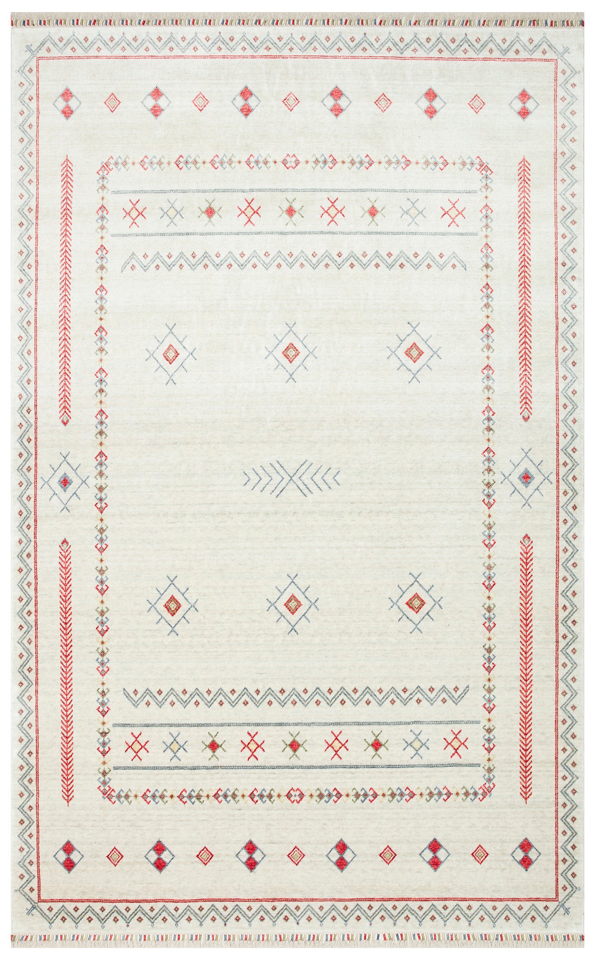 ZR 20 BEIGE  - ZARA - Otantik Desenli El Emeği ile Özel Tezgahlarda Üretilen Modern Uşak Halısı