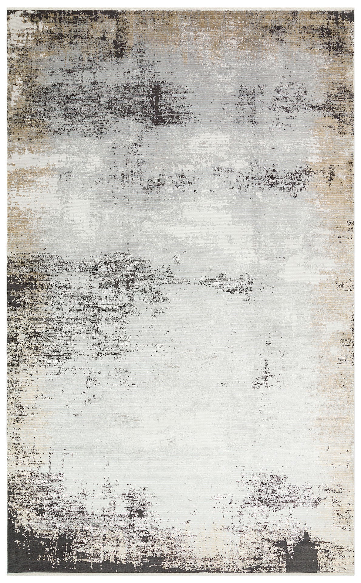 MHL 12 GREY GOLD  - MAHAL - Modern Desenli Yüksek Kalite Sık Dokuma Salon Halısı