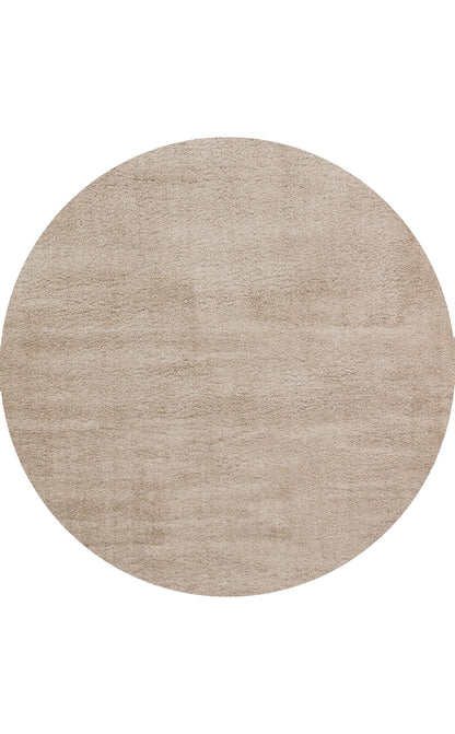 1006 BEIGE Q  - COMFORT - Kolay Kullanımlı Hav Toz Vermez Yumuşak Dokulu Modern Pofuduk Shaggy Halı