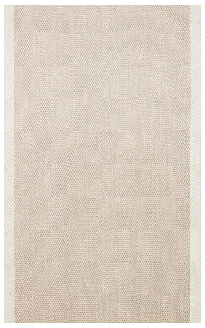 Mono MNO 02 Bej - Yıkanabilir Kaymaz Kilim Halı