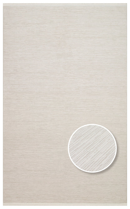 SHADE SHD PLAIN Krem - Sade ve Modern Akrilik Makine Halısı