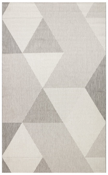 Mono MNO 03 Gri - Yıkanabilir Kaymaz Kilim Halı