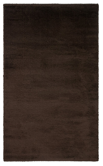 1006 BROWN  - COMFORT - Kolay Kullanımlı Hav Toz Vermez Yumuşak Dokulu Modern Pofuduk Shaggy Halı