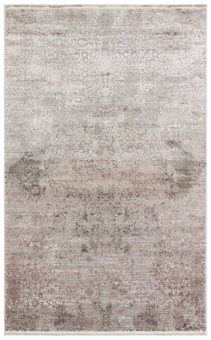 FRESCO DYED FSD 01 Bej - Eskitme Dokulu Işıltılı Salon Halısı