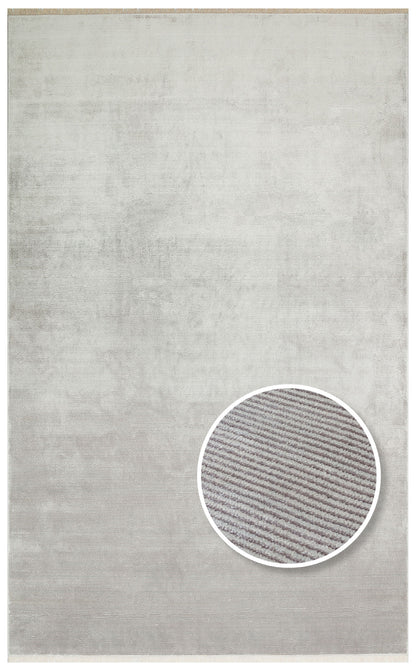 NAP 01 Gri - NAPOLI - Sade Desenli Modern Sık Dokuma Makine Halısı