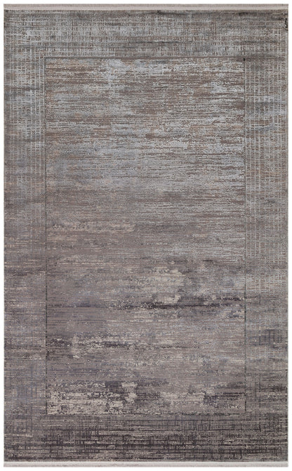 FRESCO DYED FSD 02 D.Gri - Eskitme Dokulu Işıltılı Salon Halısı