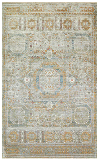 MHL 10 TERRA  - MAHAL - Modern Desenli Yüksek Kalite Sık Dokuma Salon Halısı