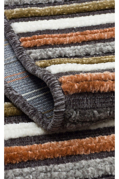 Jkr 01 Multy - Jakarta - Yüksek Alçak Dokulu Hav Toz Vermez Modern Makine Halısı