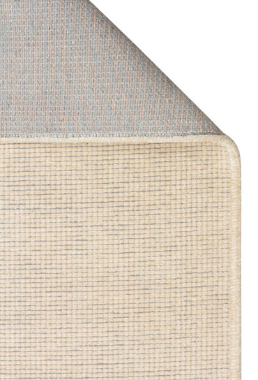 Liza LIZ 01 Bej - Düz Pamuk Dokulu Kilim Kaymaz Tabanlı, Yıkanabilir, Modern Uzun Ömürlü Kilim