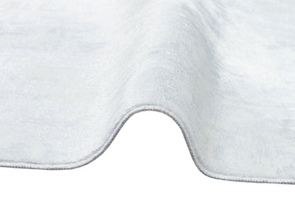 ST 08 WHITE XW  - SATEEN - Hav Toz Vermez Yıkanabilir Kaymaz İnce Dokuma Modern Halı 