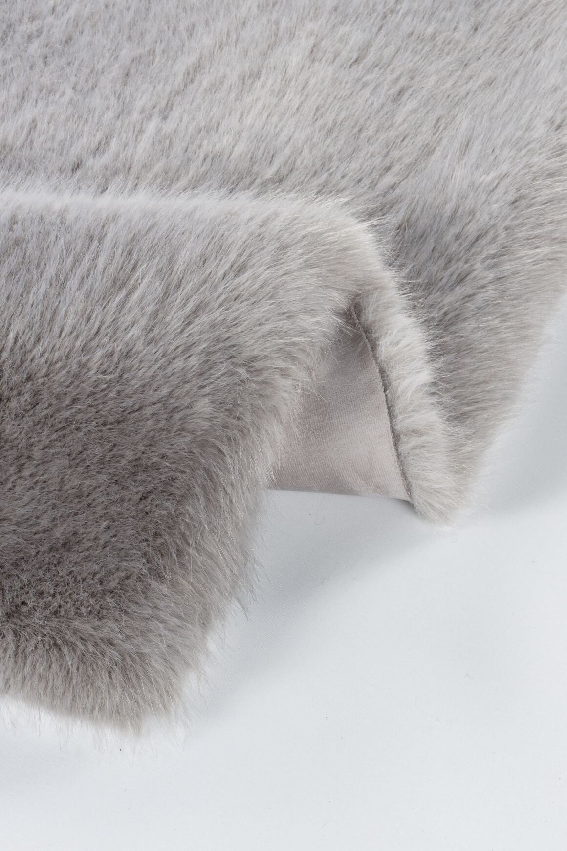 Reiki Gri - Kalın Peluş Halı | Yıkanabilir Süet Tabanlı