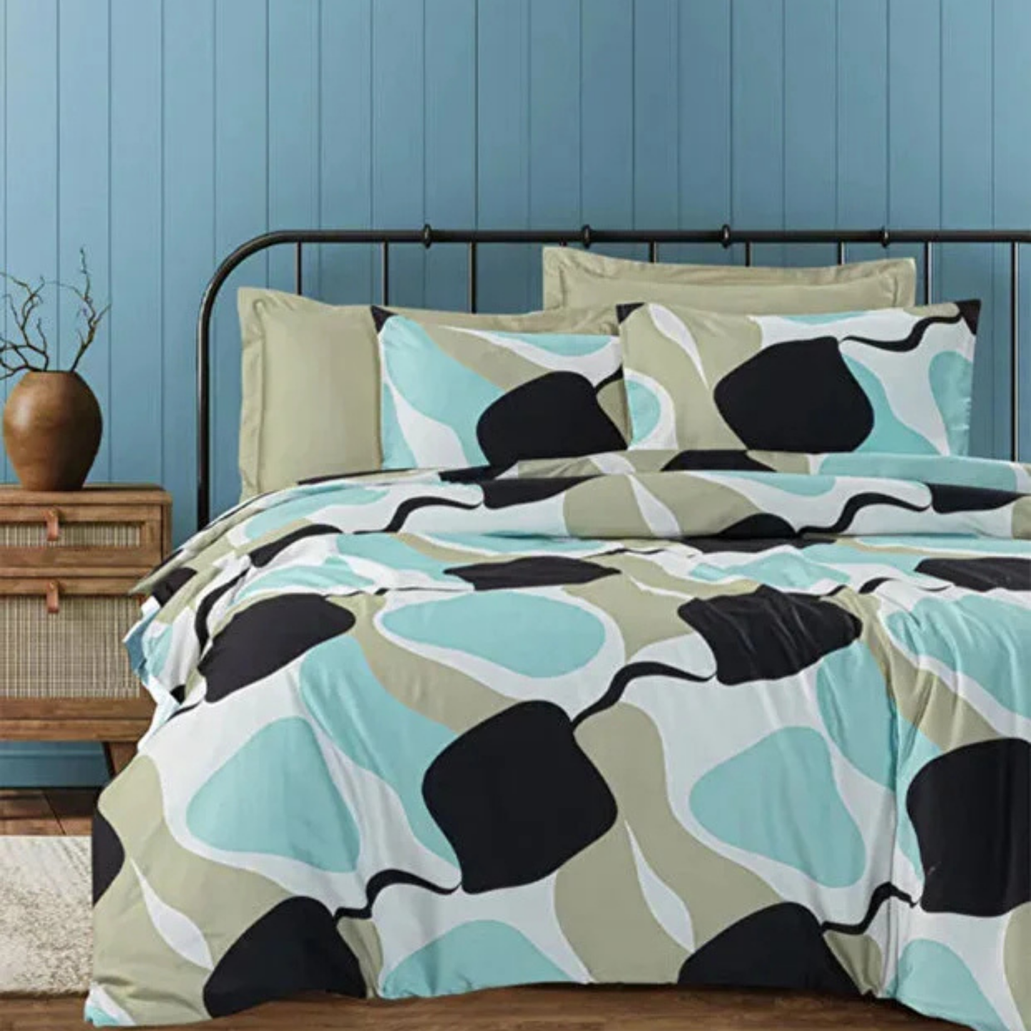 Grane Pamuk Saten Nevresim Takımı Çift Kişilik