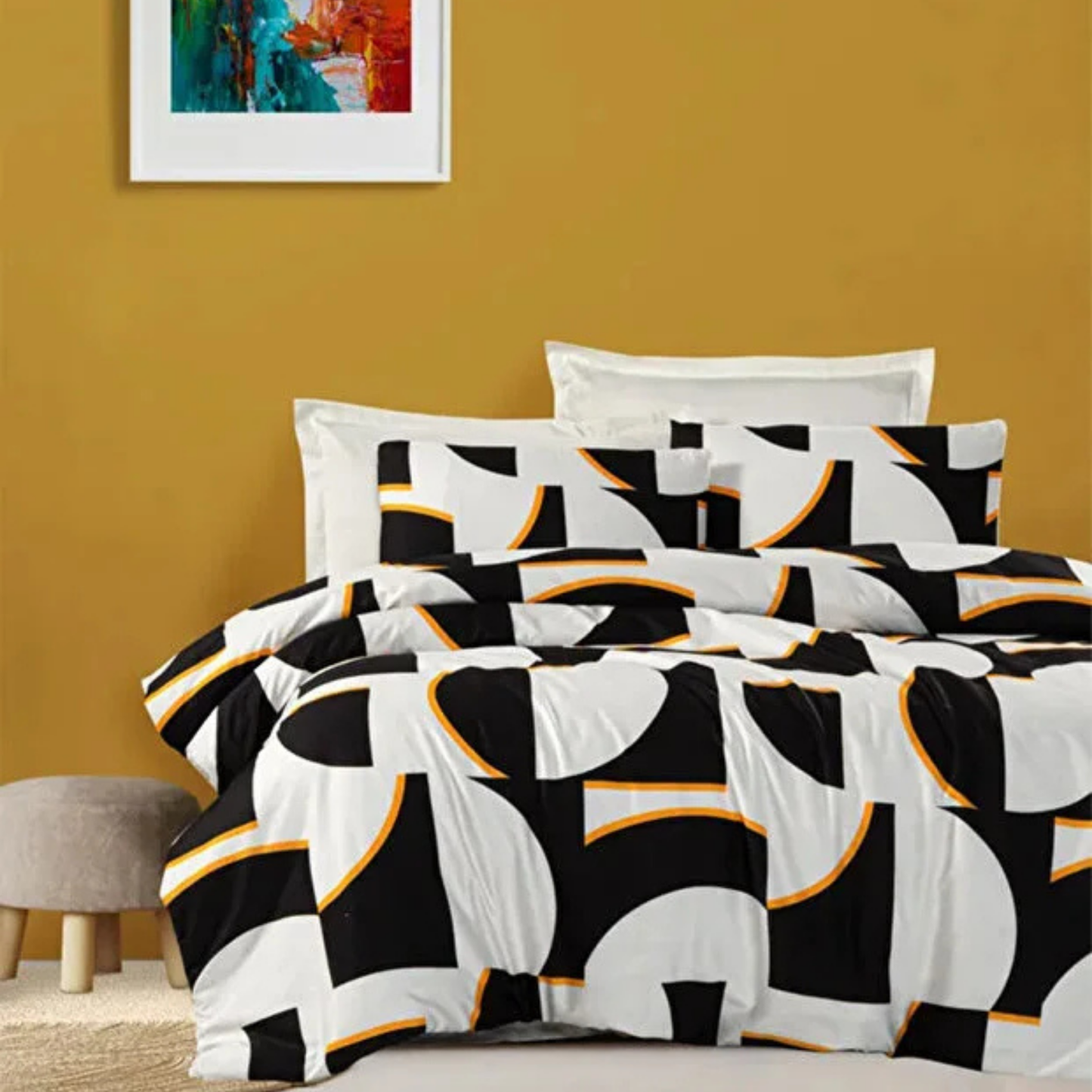 Fiore Pamuk Saten Nevresim Takımı Çift Kişilik