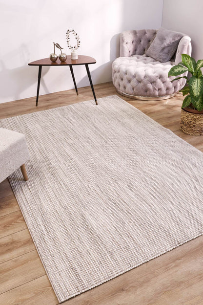 Gala 2201 Gri - Modern Bukle Halı Salon Halısı