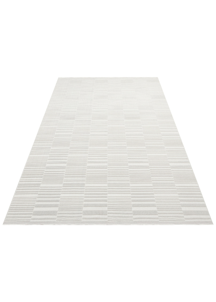 MONO LOOP 01 Gri Bukleli Sisal Dokuma Yıkanabilir Kaymaz Tabanlı Kolay Temizlenebilir Makine Halısı