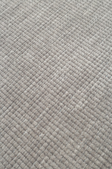 Liza LIZ 01 Gri Q - Düz Pamuk Dokulu Kilim Kaymaz Tabanlı, Yıkanabilir, Uzun Ömürlü Kilim
