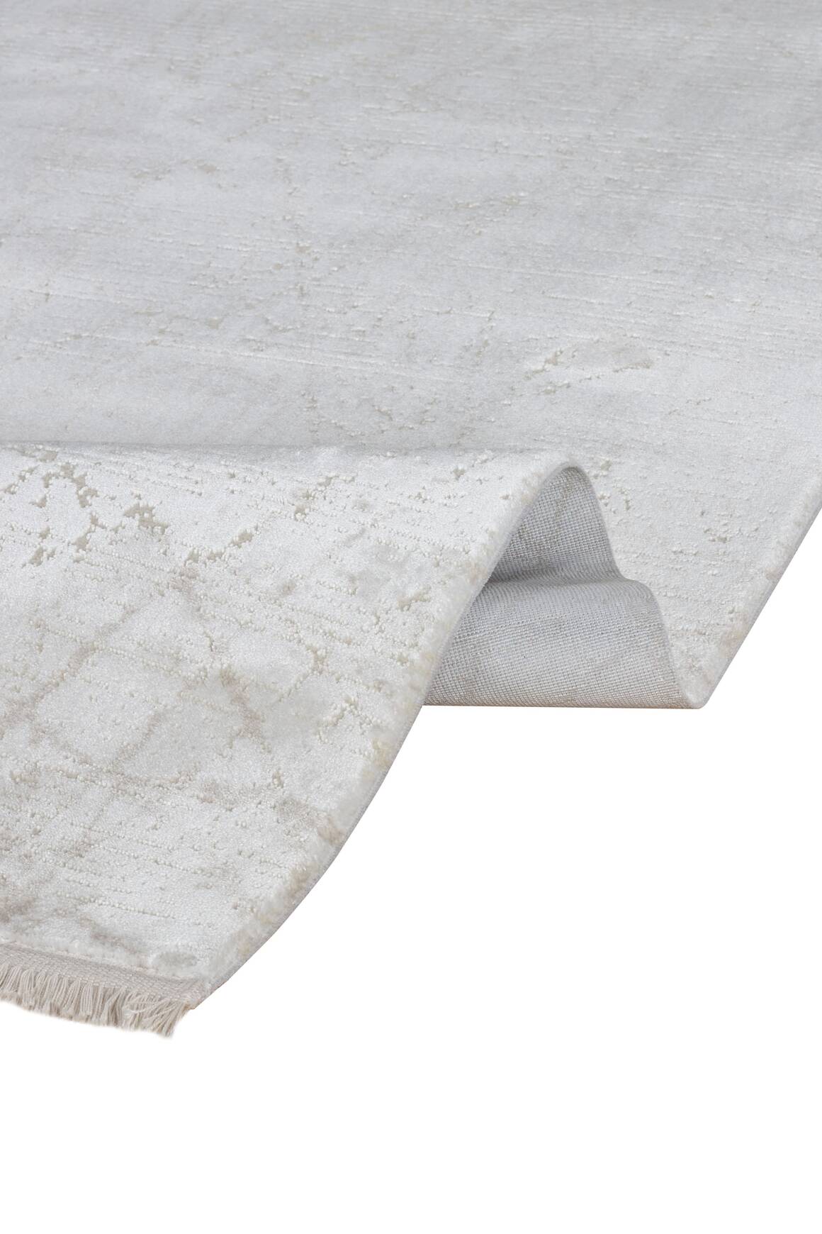 Lima 6221 Krem - Polyester Şönil Halı | Dokuma Tabanlı Model