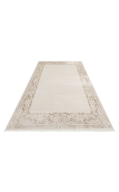 MNT 03 CREAM BEIGE  - MONTREAL - Şık ve Modern Sıkı Dokuma Makine Halısı