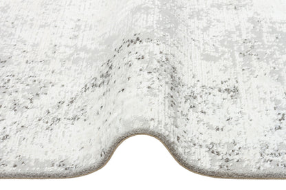 LGS 05 CREAM GREY XW  - LAGOS XW - Hav Toz Vermez Eskitme Desenli Modern Makine Halısı