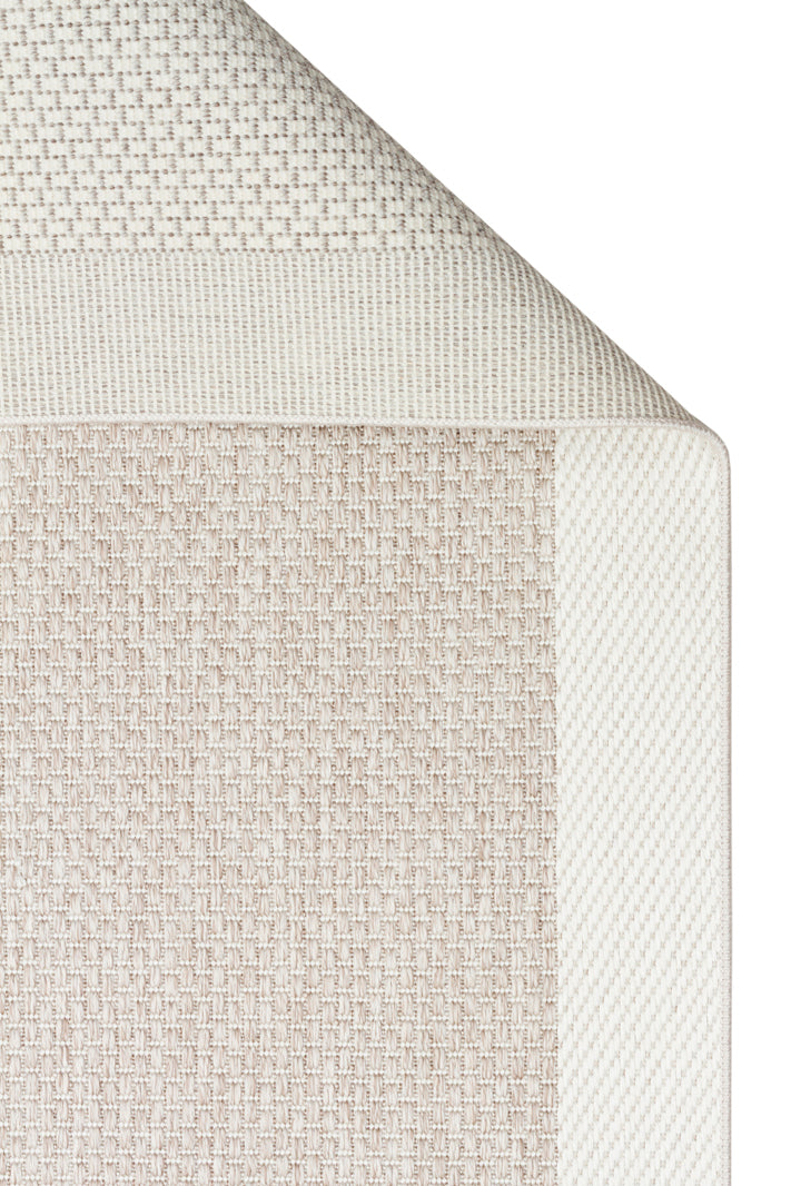 Mono MNO 05 Bej Krem - Yıkanabilir Kaymaz Kilim Halı