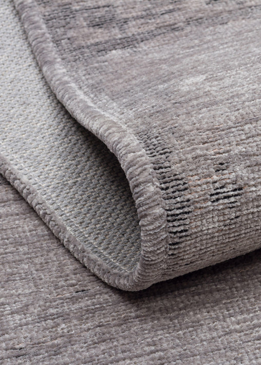 Liza LIZ 05 Gri XW- Düz Pamuk Dokulu Kilim Kaymaz Tabanlı, Yıkanabilir, Uzun Ömürlü Kilim