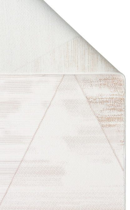 LKY 03 CREAM BEIGE  - LYKIA - Sade ve Modern Akrilik Makine Halısı