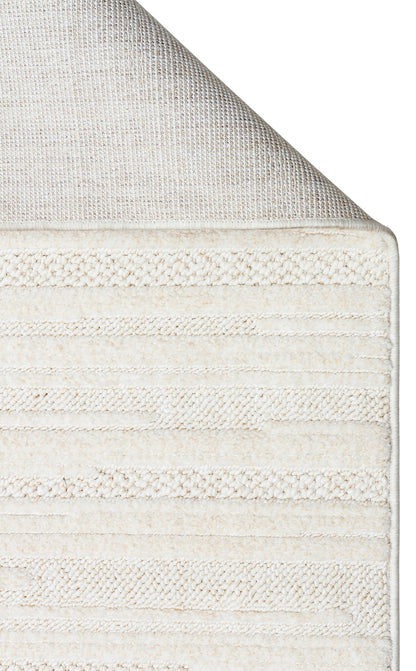 JOY 01 WHITE  - JOY - Hav Toz Vermeyen Yumuşak dokulu Modern Makine Halısı