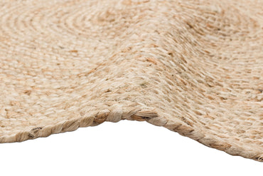 ECH 01R NATURAL  - JUNO - El Dokuma Naturel Jüt Hasır Halı