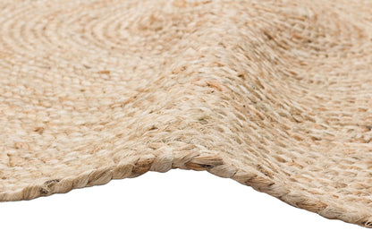 ECH 01R NATURAL  - JUNO - El Dokuma Naturel Jüt Hasır Halı