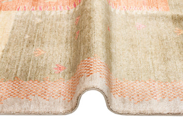 ZR 07 BEIGE AUTUMN  - Otantik Desenli El Emeği ile Üretilen Modern Uşak Halısı