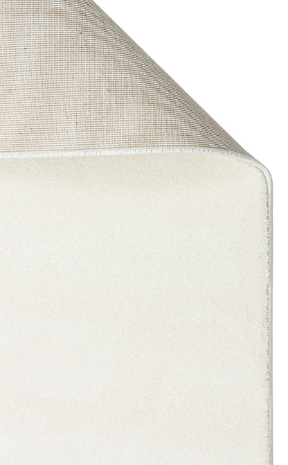 LT PLAIN WHITE  - LOTTO - Hav Toz Vermez Modern Sade Desenli Makine Halısı