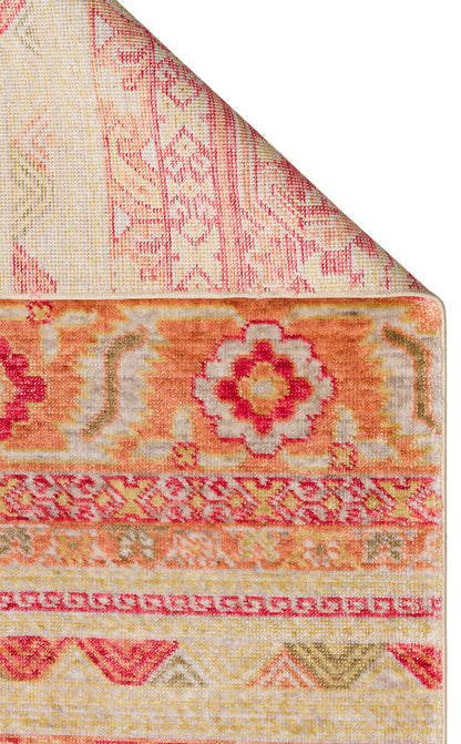 ZR 17 RED AUTUMN  - Otantik Desenli El Emeği ile Özel Tezgahlarda Üretilen Modern Uşak Halısı