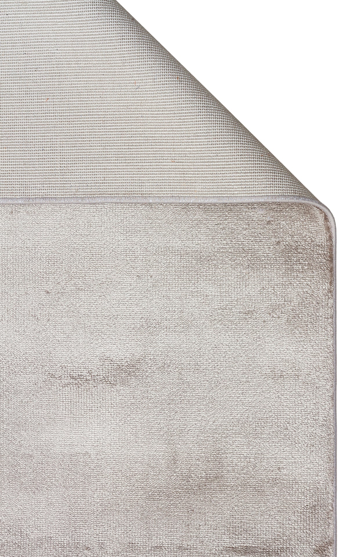VT PLAIN SILVER  - VELVET - Düz Renk El Emeği ile Özel Tezgahlarda Üretilen Viskon Uşak Halısı