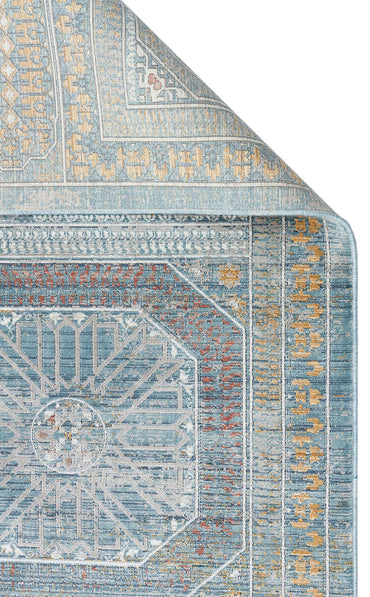 MHL 10 BLUE  - MAHAL - Klasik Desenli Yüksek Kalite Sık Dokuma Salon Halısı