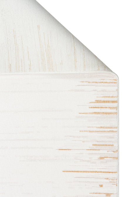 LKY 01 CREAM GOLD  - LYKIA - Sade ve Modern Akrilik Makine Halısı