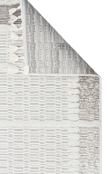 CZY 09 CREAM GREY LW  - COZY - Hav Toz Vermez Modern Örgü Dokuma Makine Halısı