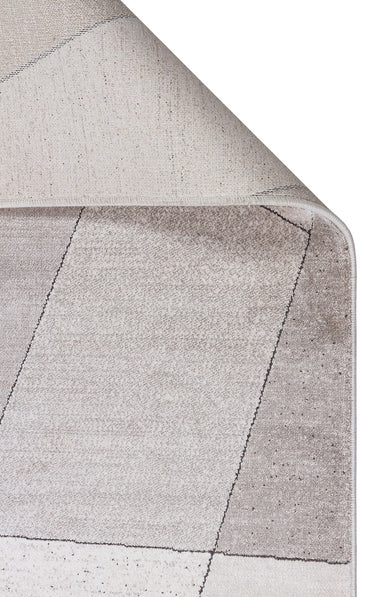 MRN 07 CREAM GOLD  - MERANO - Geometrik Desenli Yüksek Kalite Sık Dokuma Salon Halısı