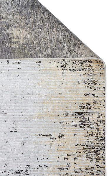 MHL 12 GREY GOLD  - MAHAL - Modern Desenli Yüksek Kalite Sık Dokuma Salon Halısı