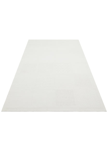Mono MNO LUX 02 Beyaz -Yıkanabilir Kaymaz Kilim Halı
