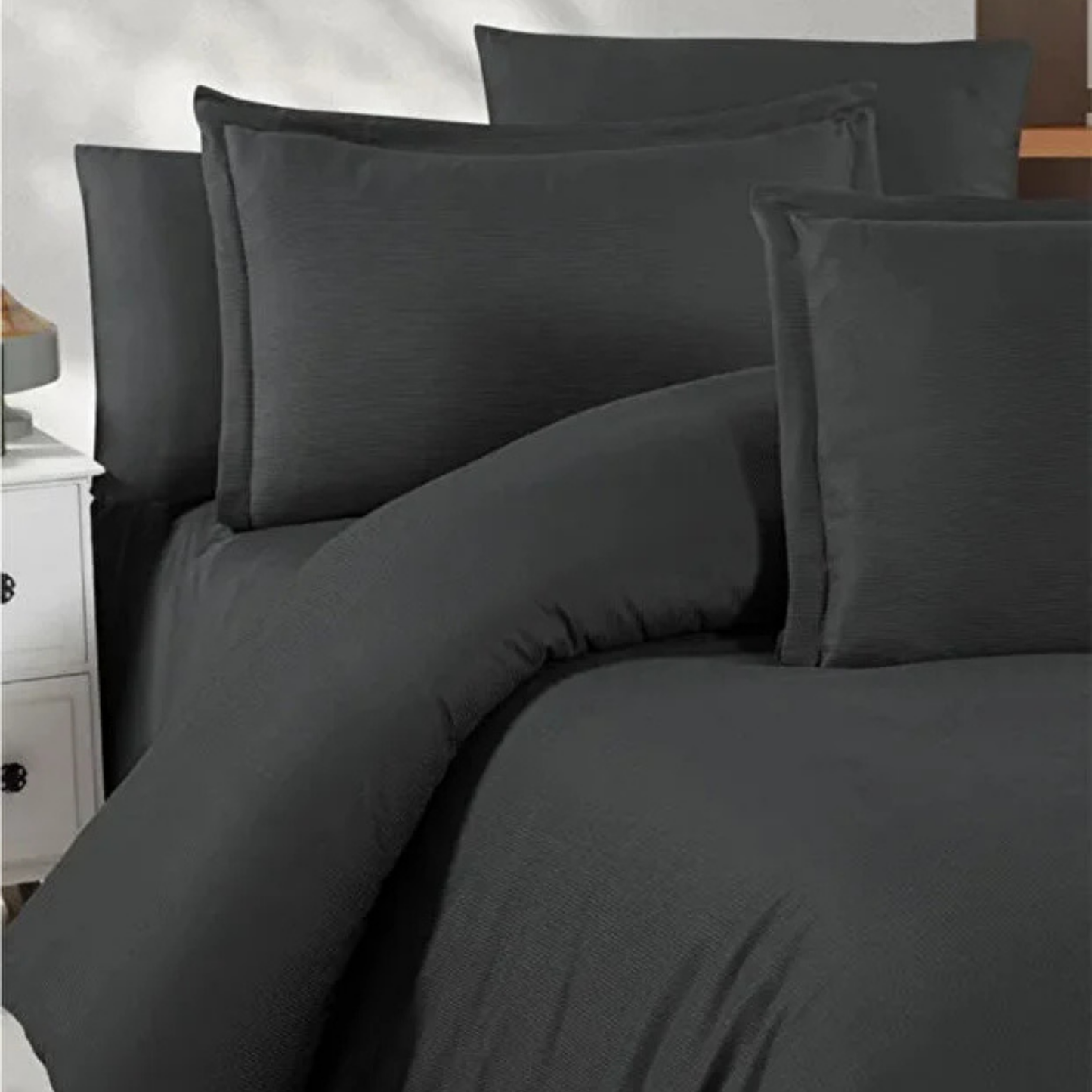 Ely Nevresim Takımı - Antrasit Çift Kişilik